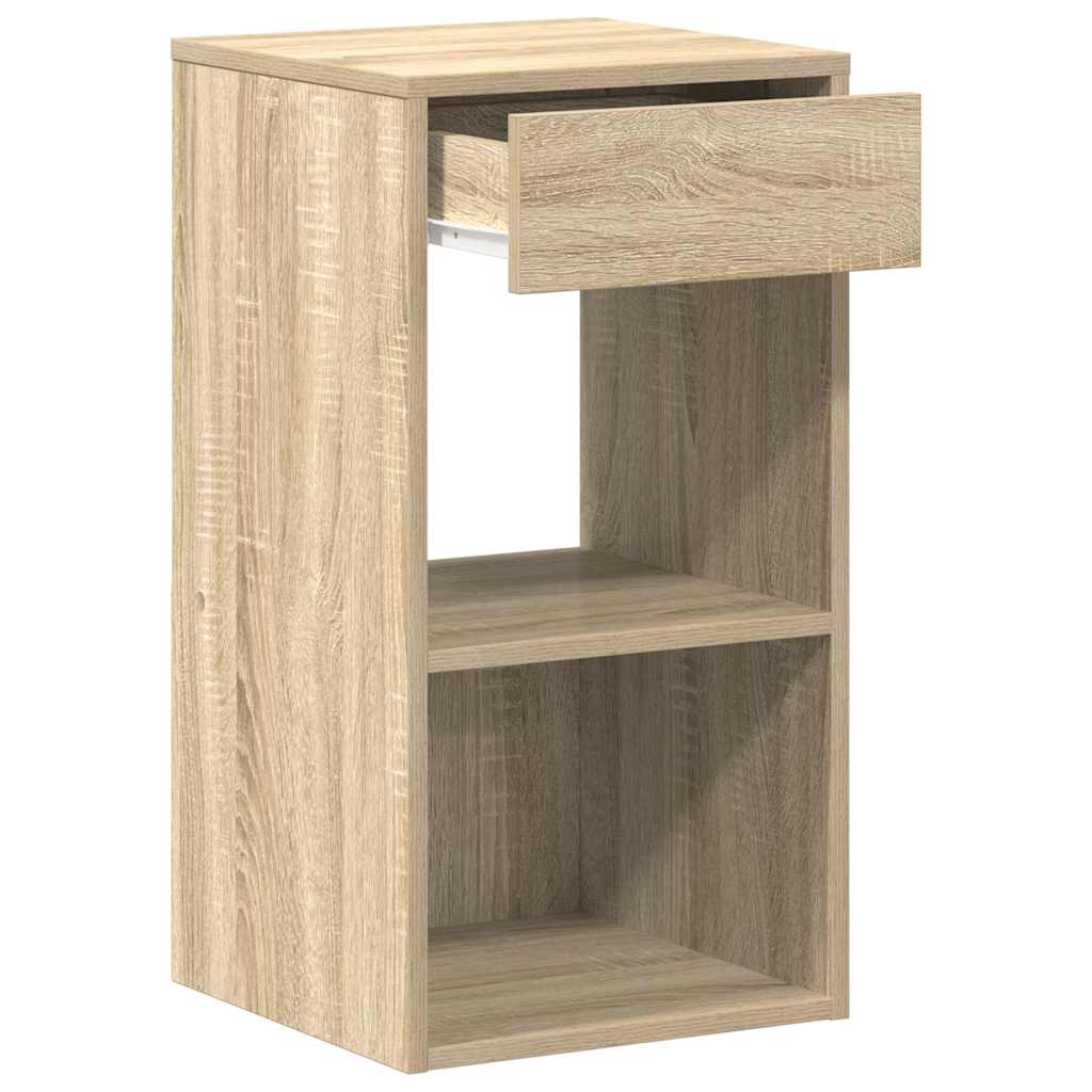 Noptiere cu sertar 2 buc. Stejar Sonoma 35x34x66,5 cm GartenMobel Dekor