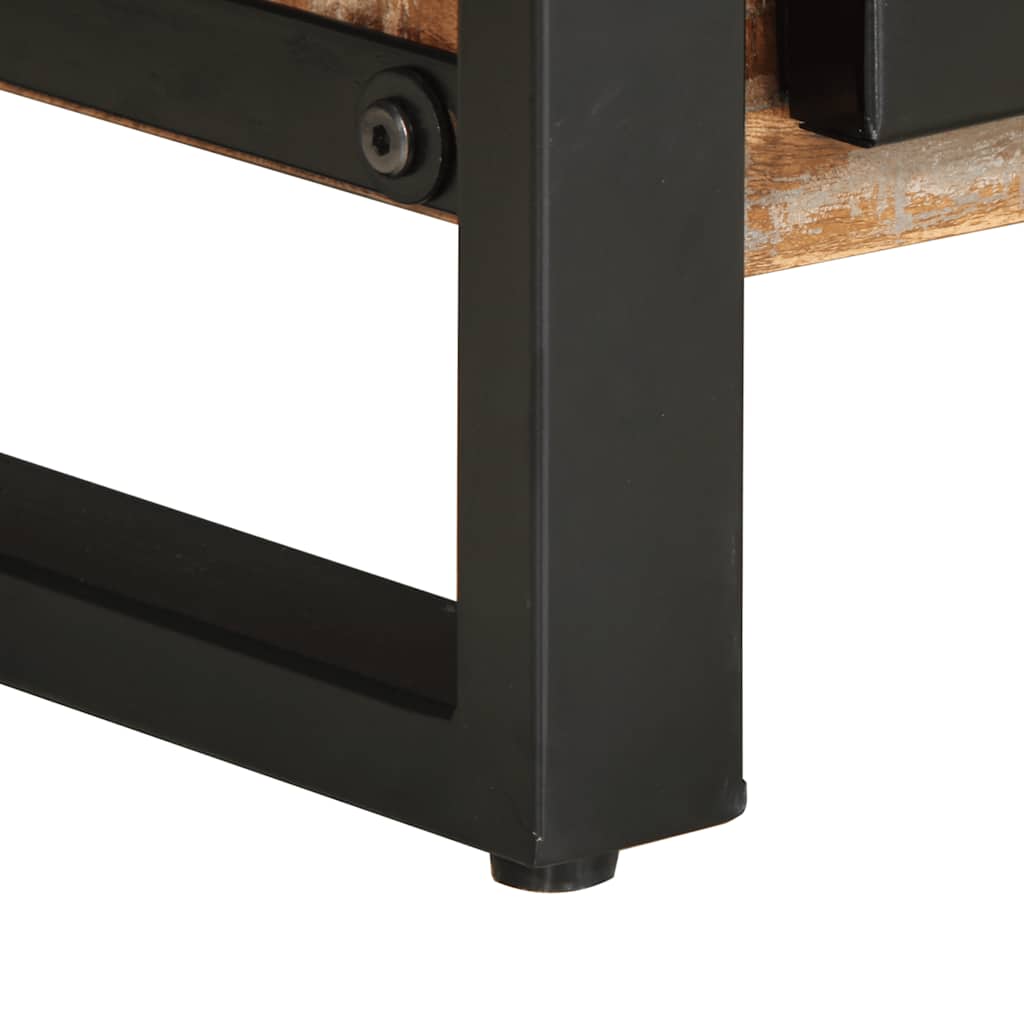 Masuta de cafea multicolora 90x50x36 cm lemn masiv recuperat GartenMobel Dekor