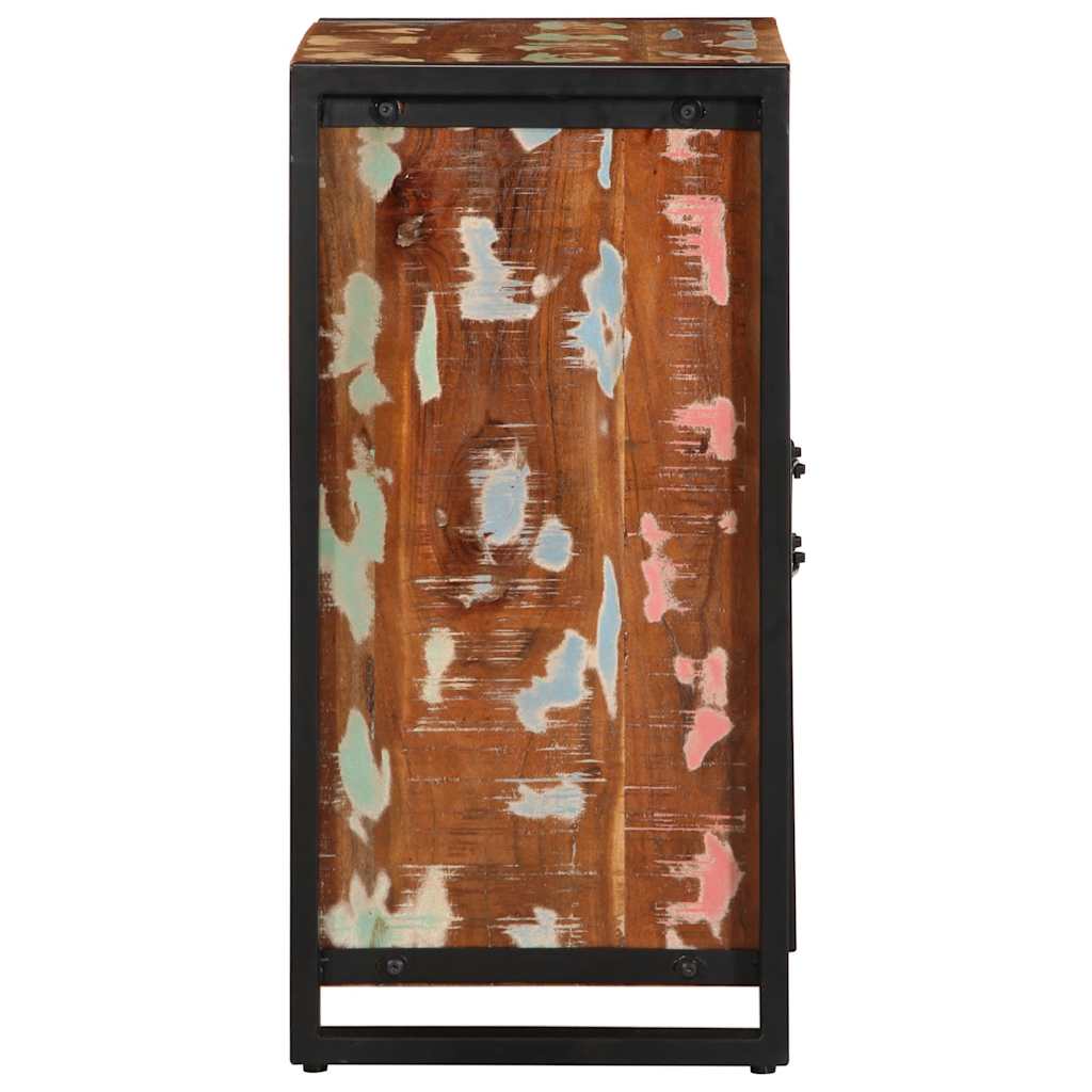 Bufetă multicolor 55x35x70 cm lemn masiv recuperat GartenMobel Dekor