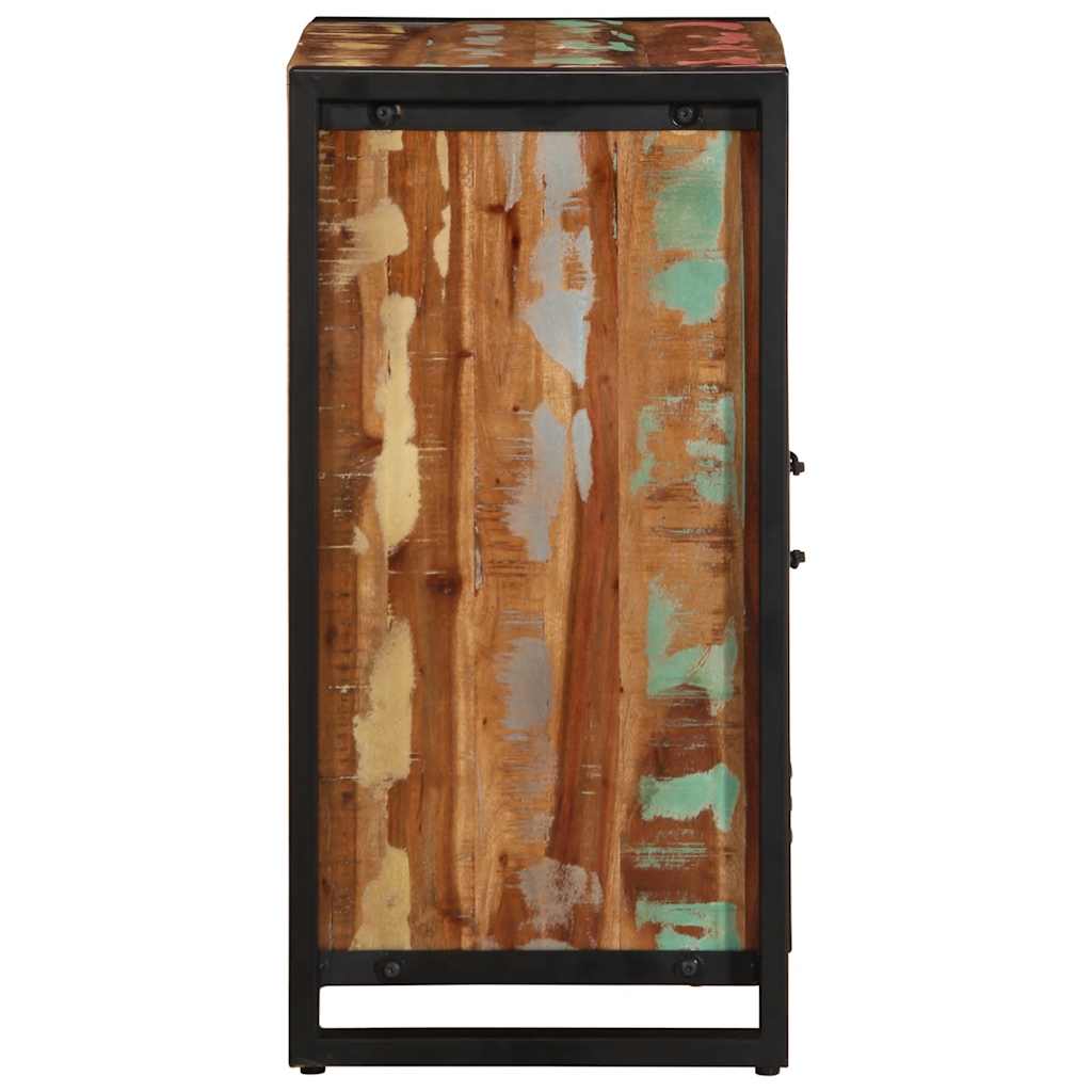 Bufetă multicolor 55x35x70 cm lemn masiv recuperat GartenMobel Dekor