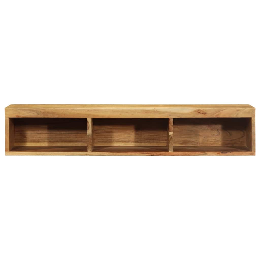 Dulap TV montat pe perete 100x30x19 cm, lemn masiv reciclat GartenMobel Dekor