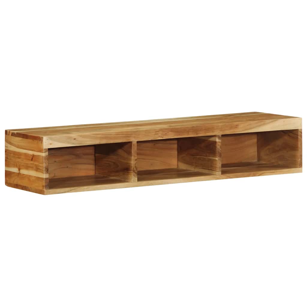 Dulap TV montat pe perete 100x30x19 cm, lemn masiv reciclat GartenMobel Dekor