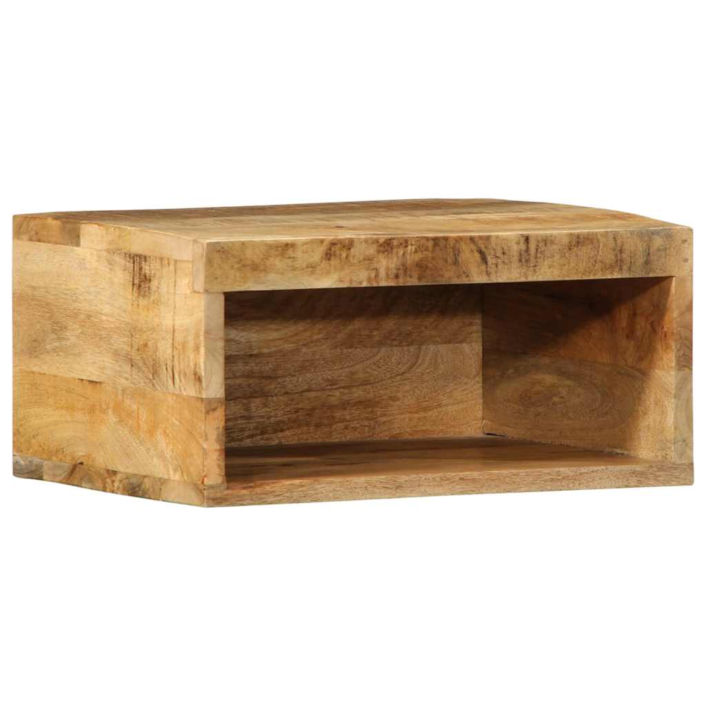 Dulap TV montat pe perete 40x30x19 cm, lemn masiv de mango brut GartenMobel Dekor