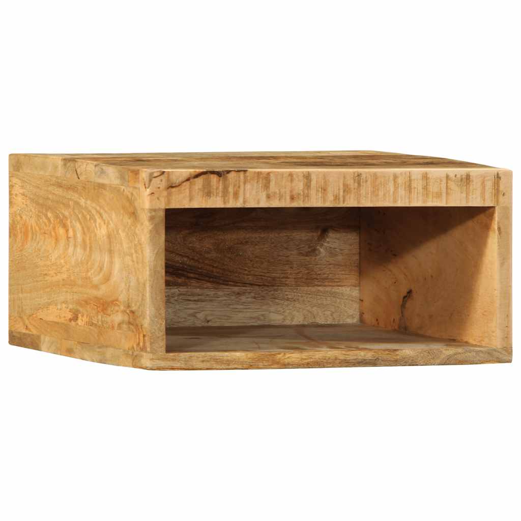 Dulap TV montat pe perete 40x30x19 cm, lemn masiv de mango brut GartenMobel Dekor