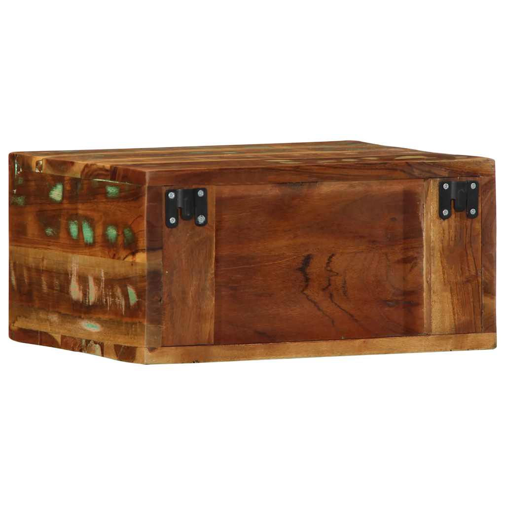 Dulap TV montat pe perete 40x30x19 cm, lemn masiv reciclat GartenMobel Dekor