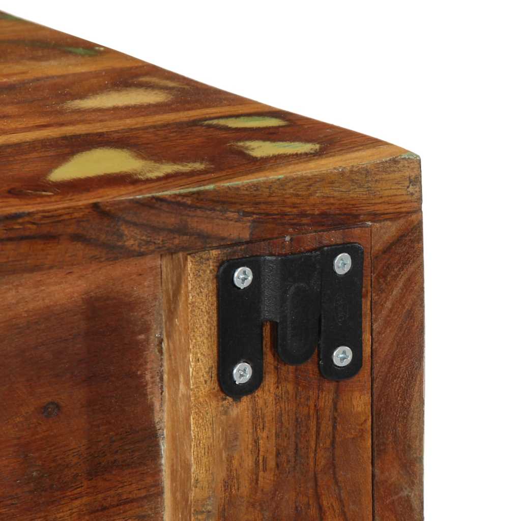 Dulap TV montat pe perete 40x30x19 cm, lemn masiv reciclat GartenMobel Dekor