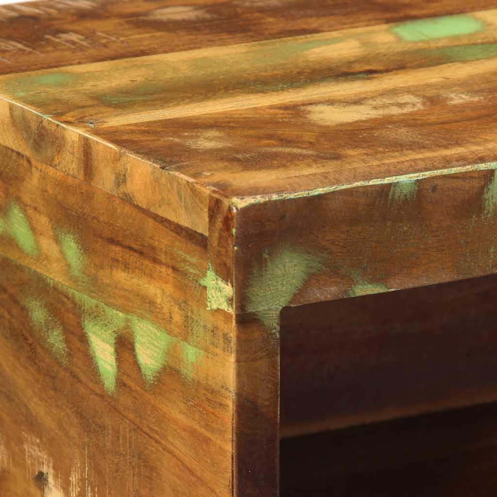 Dulap TV montat pe perete 40x30x19 cm, lemn masiv reciclat GartenMobel Dekor