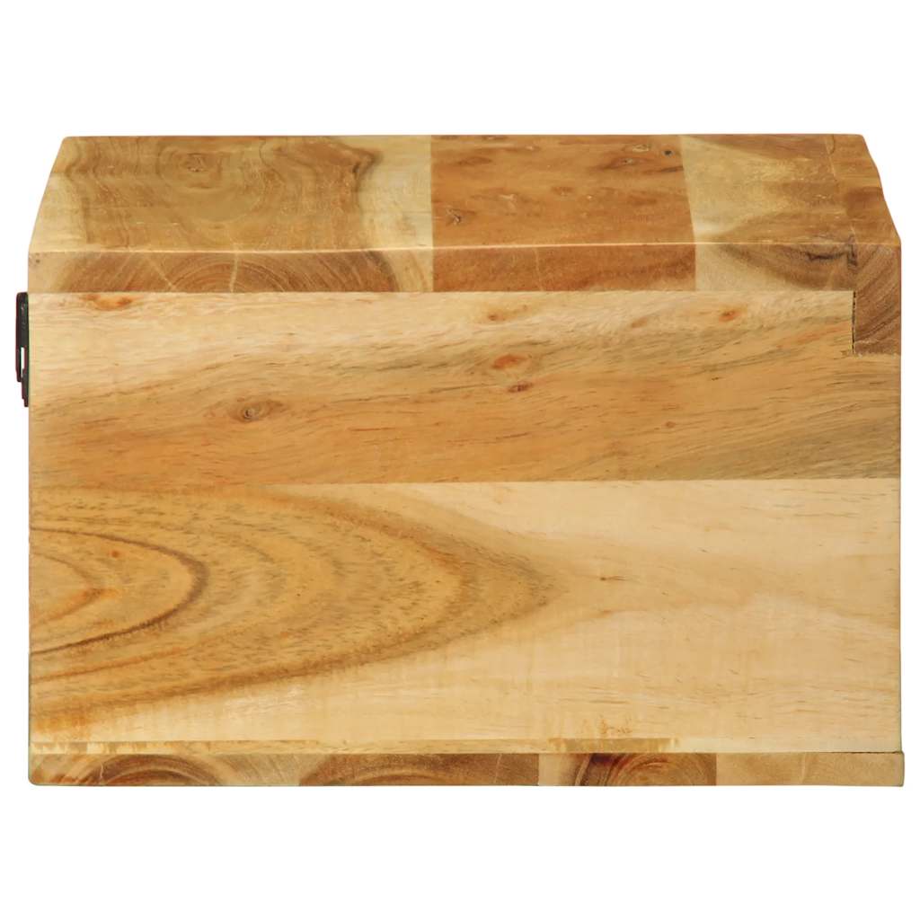 Dulap TV montat pe perete 40x30x19 cm, lemn masiv reciclat GartenMobel Dekor