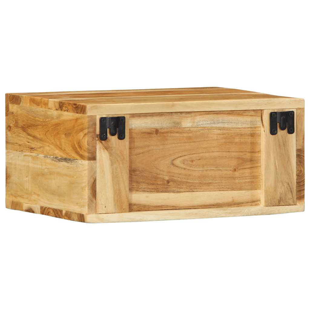 Dulap TV montat pe perete 40x30x19 cm, lemn masiv reciclat GartenMobel Dekor