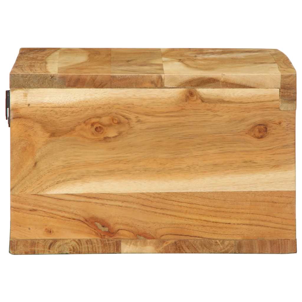 Dulap TV montat pe perete 60x30x19 cm, lemn masiv de acacia GartenMobel Dekor