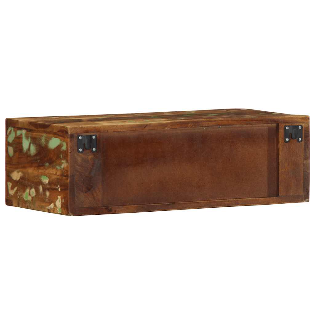 Dulap TV montat pe perete 60x30x19 cm, lemn masiv reciclat GartenMobel Dekor