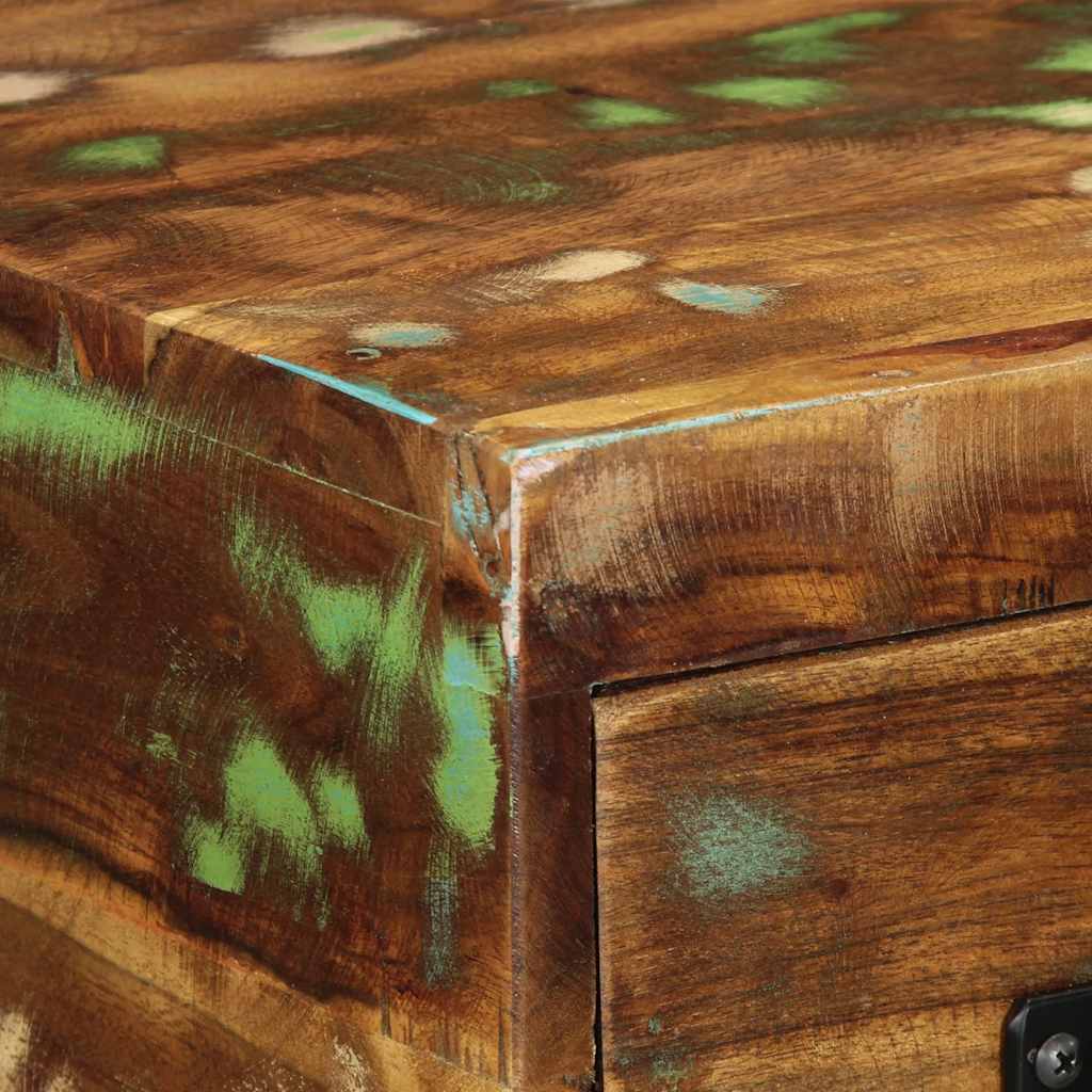 Dulap TV montat pe perete 60x30x19 cm, lemn masiv reciclat GartenMobel Dekor