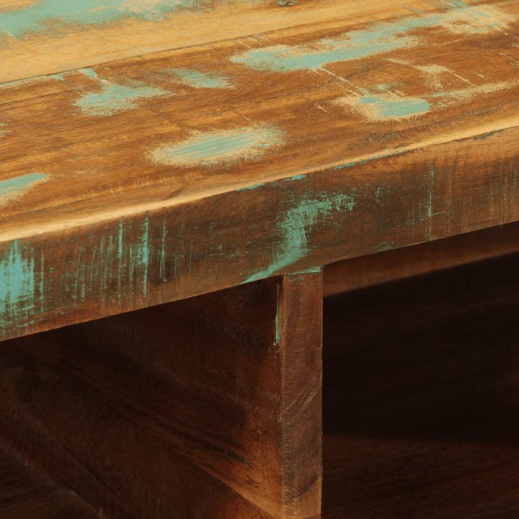 Dulap TV montat pe perete 60x30x19 cm, lemn masiv reciclat GartenMobel Dekor