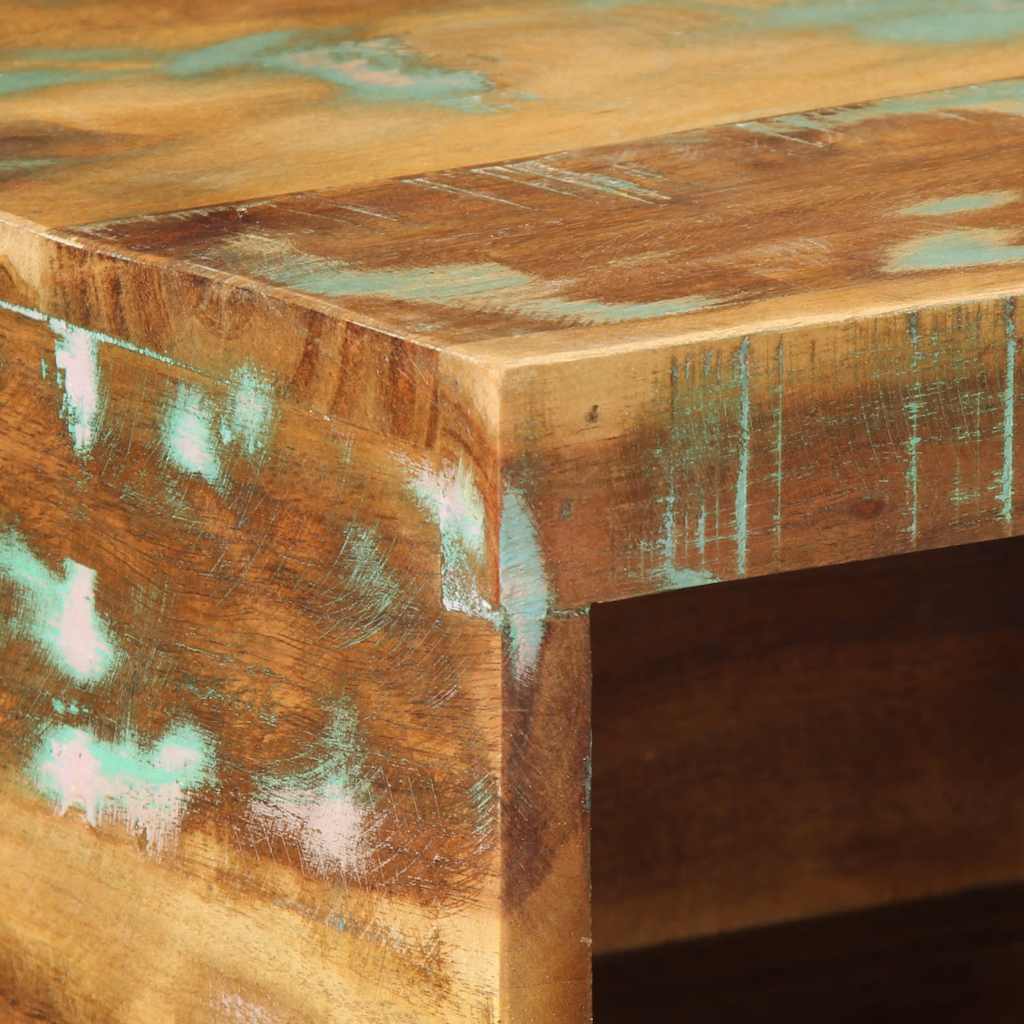 Dulap TV montat pe perete 60x30x19 cm, lemn masiv reciclat GartenMobel Dekor