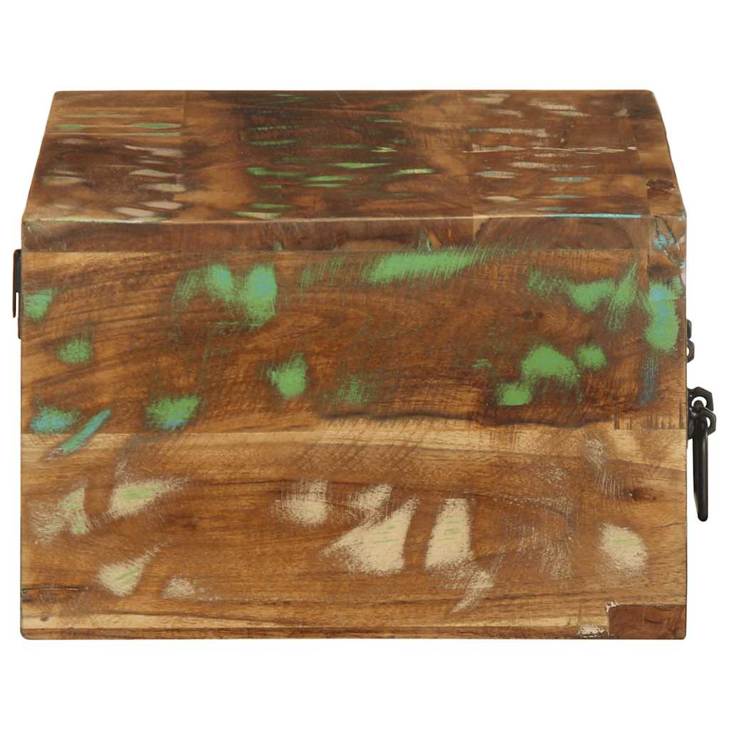 Dulap TV montat pe perete 60x30x19 cm, lemn masiv reciclat GartenMobel Dekor