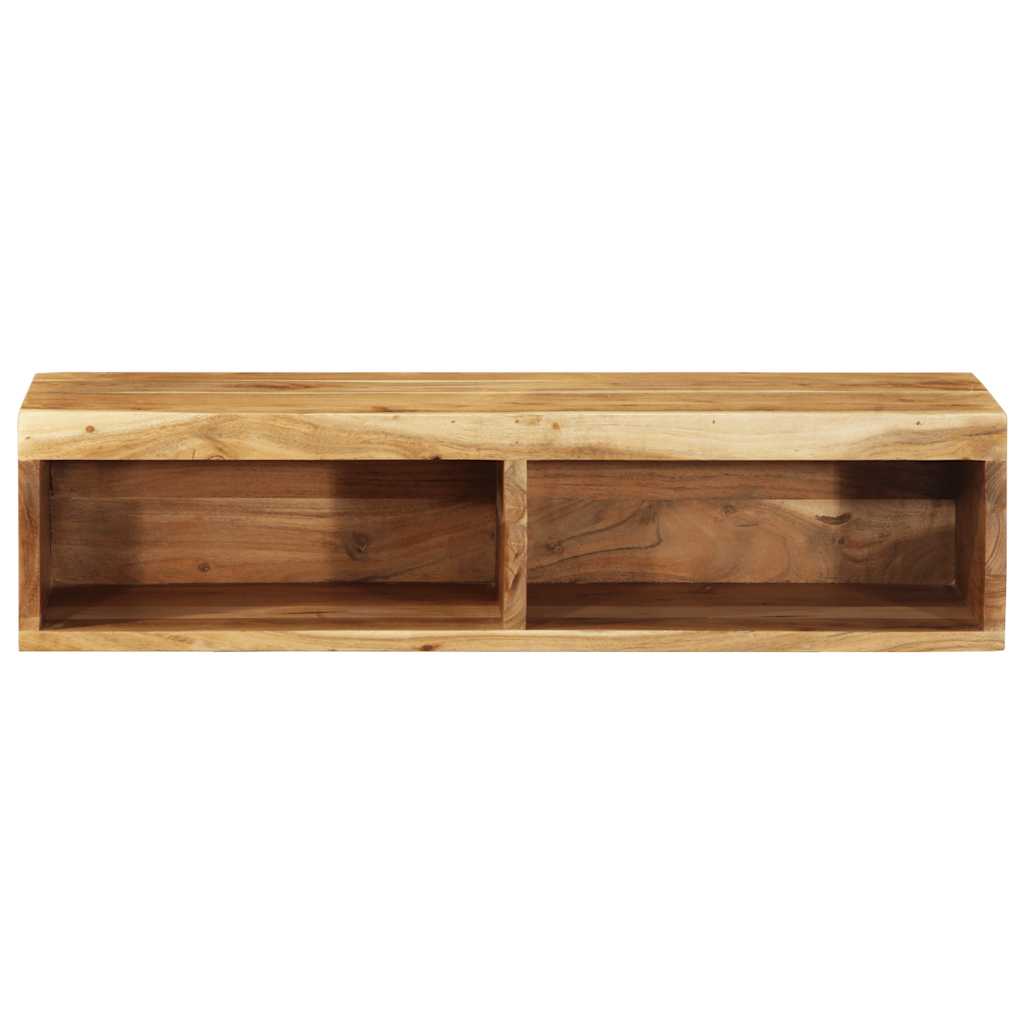 Dulap TV montat pe perete 80x30x19 cm, lemn masiv de acacia GartenMobel Dekor
