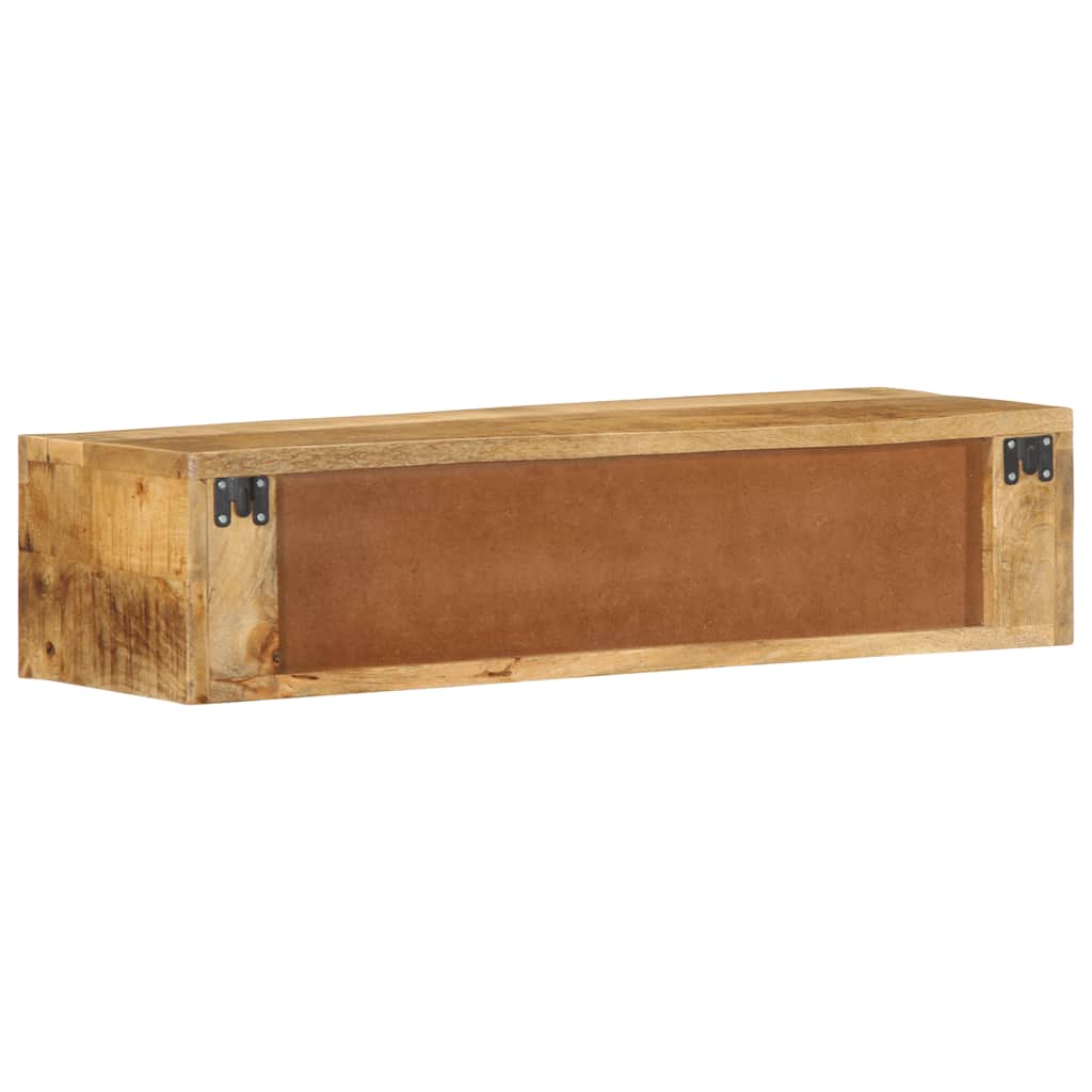 Dulap TV montat pe perete 80x30x19 cm, lemn masiv de mango brut GartenMobel Dekor