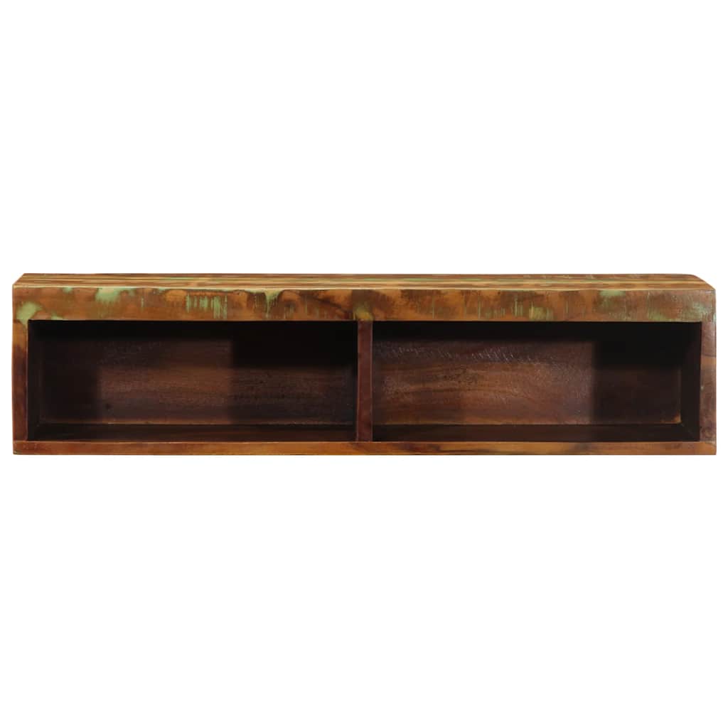 Dulap TV montat pe perete 80x30x19 cm, lemn masiv reciclat GartenMobel Dekor