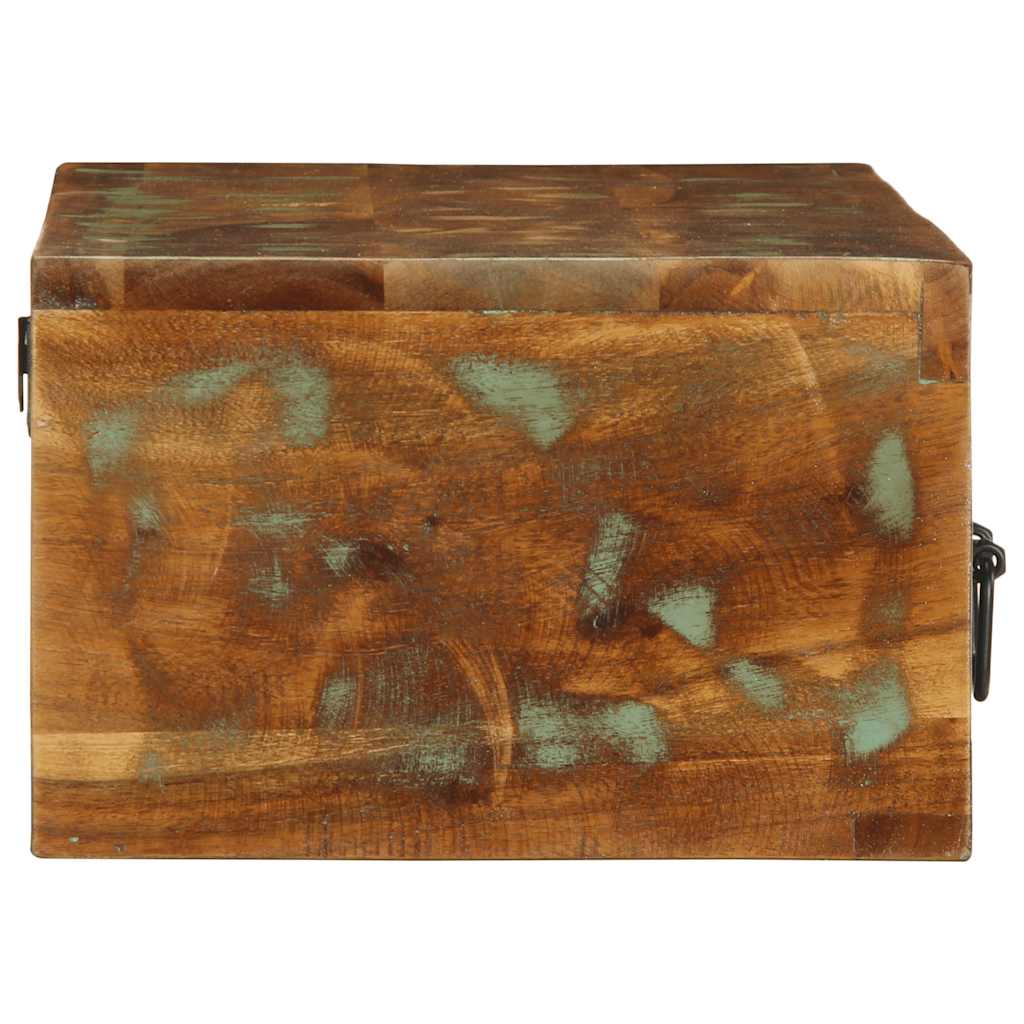 Dulap TV montat pe perete 80x30x19 cm, lemn masiv reciclat GartenMobel Dekor