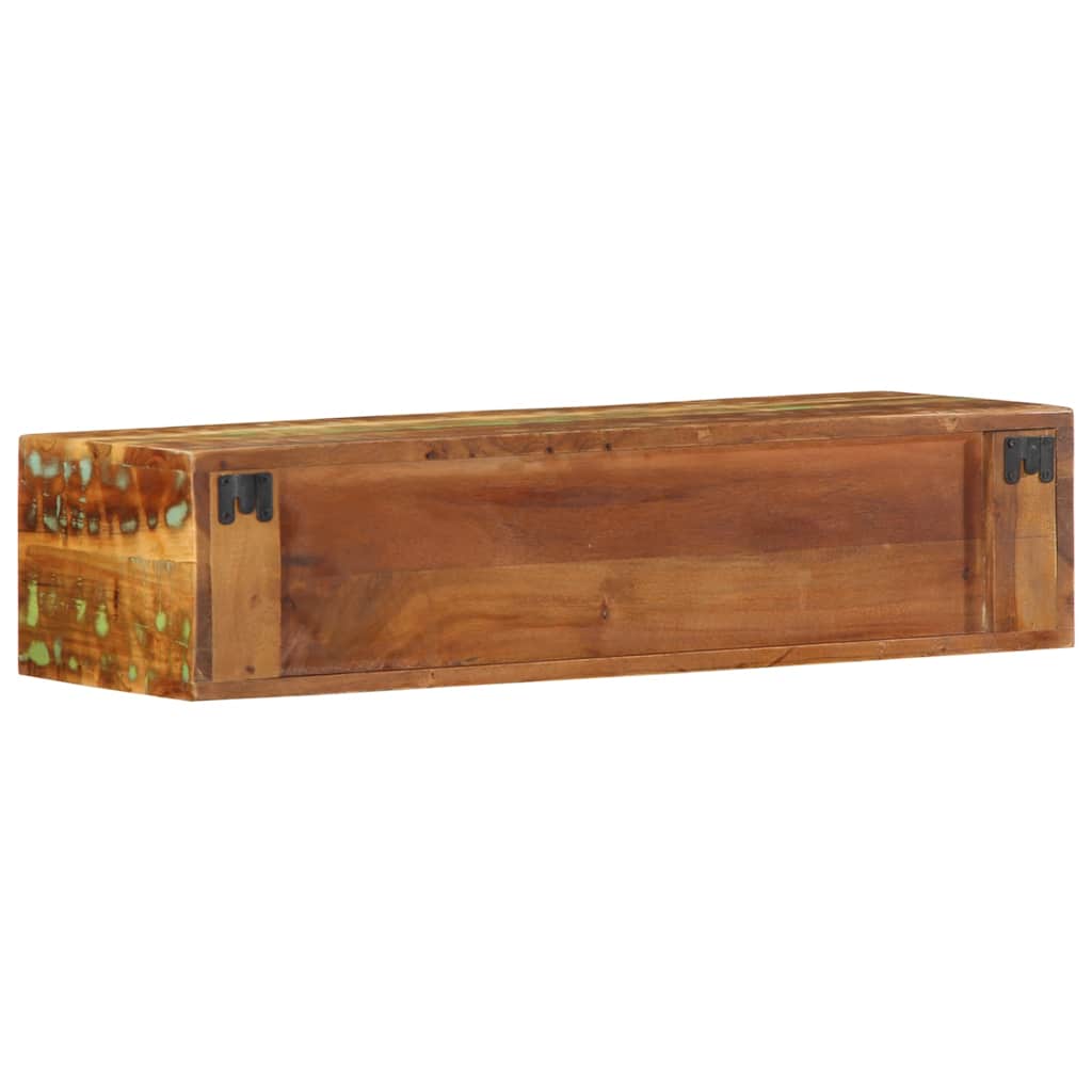 Dulap TV montat pe perete 80x30x19 cm, lemn masiv reciclat GartenMobel Dekor