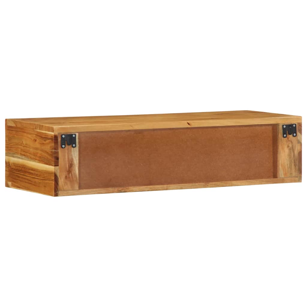 Dulap TV montat pe perete 80x30x19 cm, lemn masiv reciclat GartenMobel Dekor