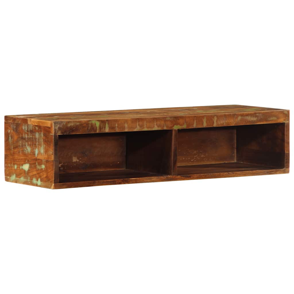 Dulap TV montat pe perete 80x30x19 cm, lemn masiv reciclat GartenMobel Dekor