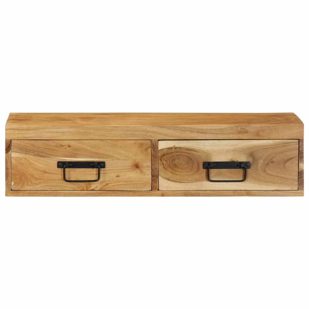 Dulap TV montat pe perete 80x30x19 cm, lemn masiv reciclat GartenMobel Dekor