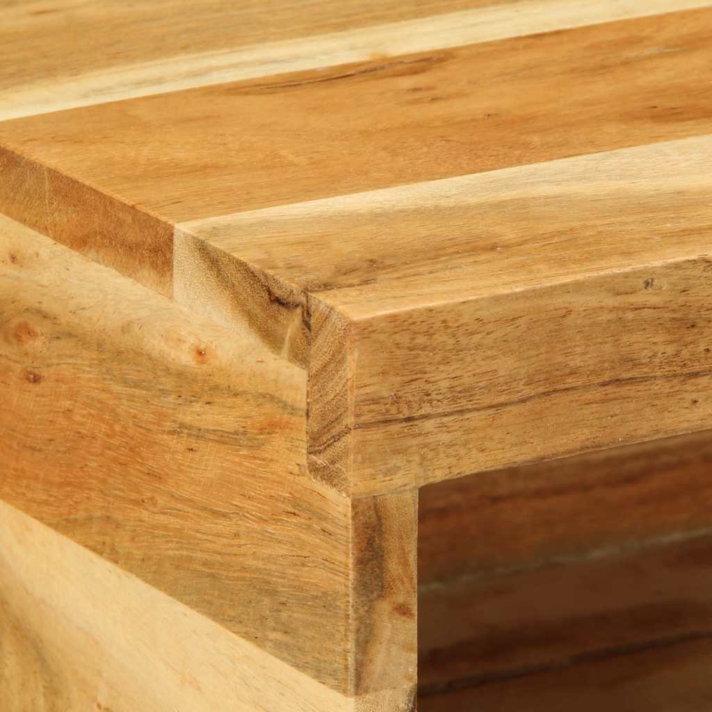 Dulapuri TV montate pe perete, 2 buc., lemn masiv de acacia GartenMobel Dekor