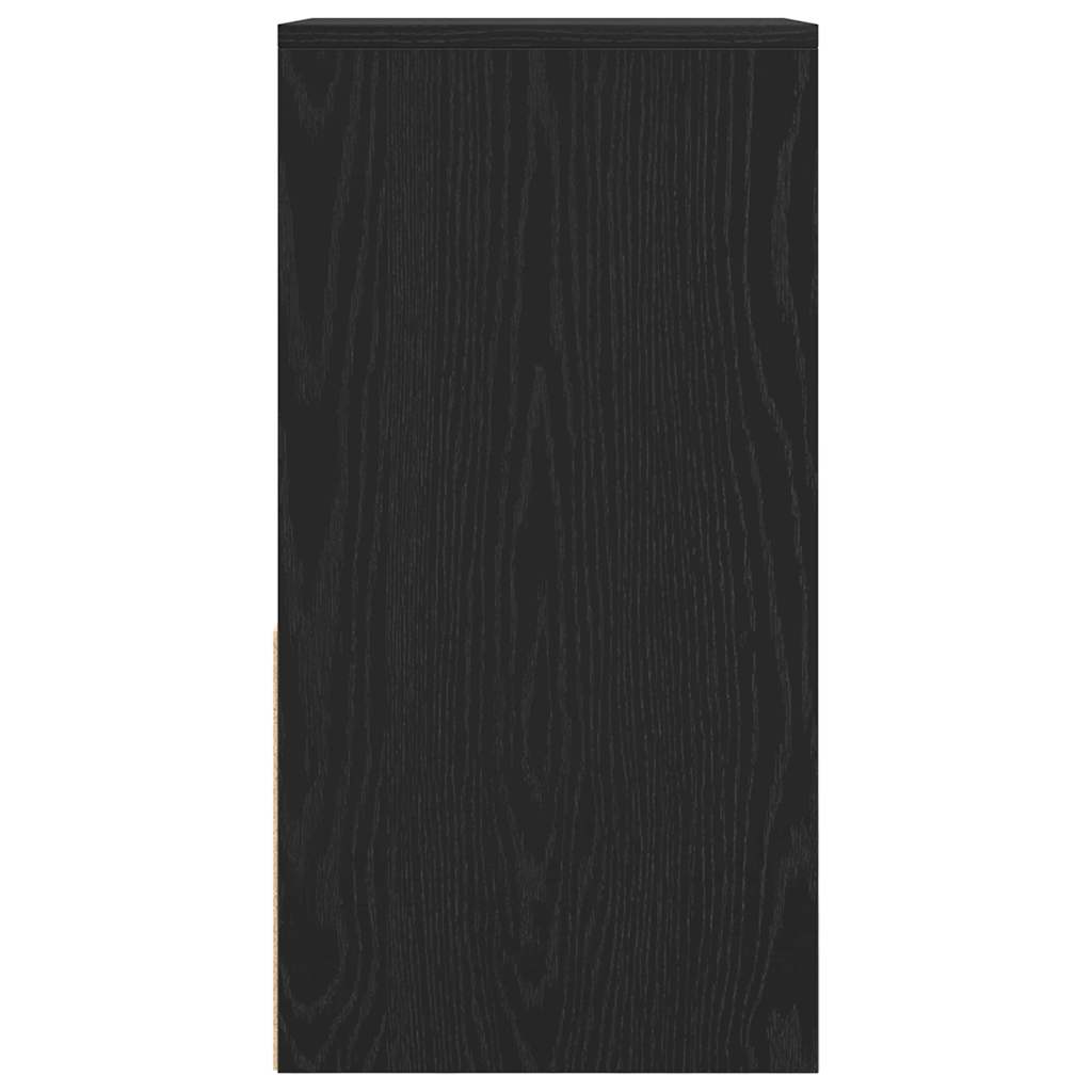 Noptiera cu sertar stejar negru 35x34x66,5 cm GartenMobel Dekor