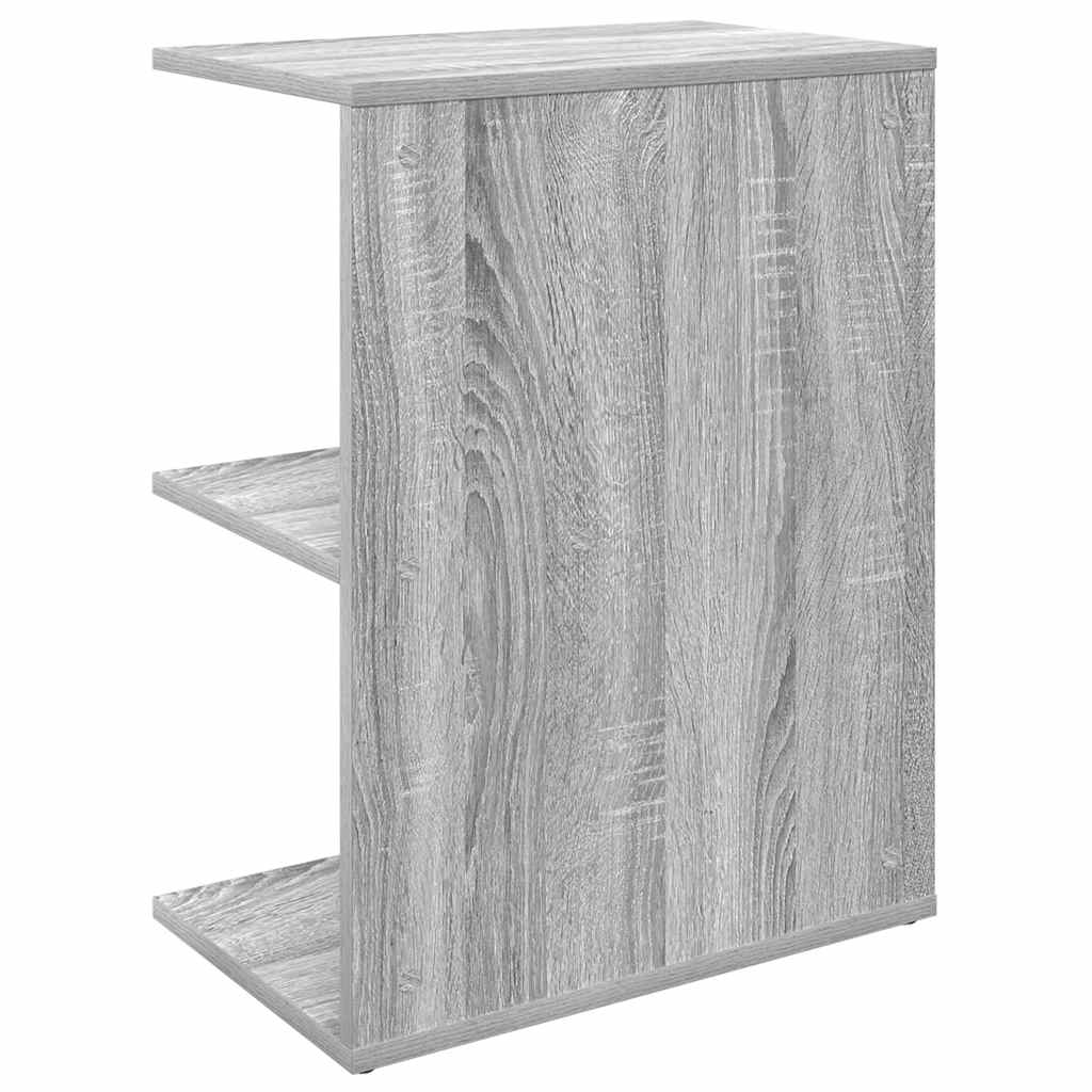 Noptiere 2 buc Gri Sonoma 46,5x29x61 cm Lemn prelucrat GartenMobel Dekor