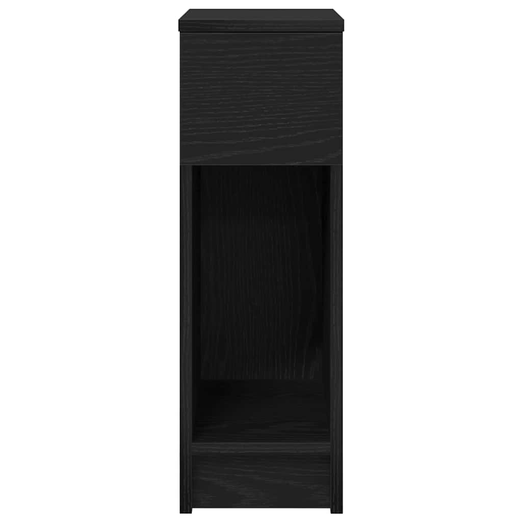 Noptiere cu sertar 2 buc stejar negru 20x36x60 cm GartenMobel Dekor