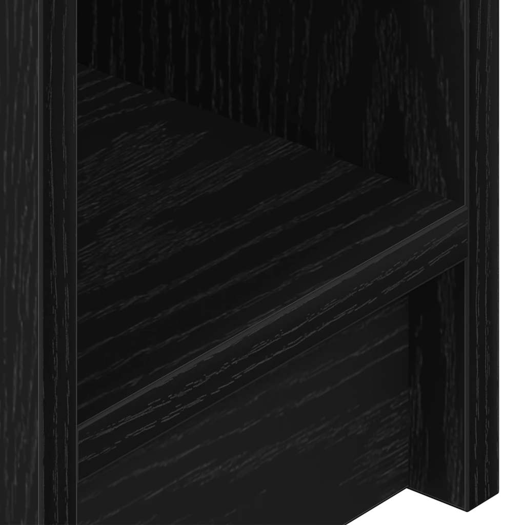 Noptiere cu sertar 2 buc stejar negru 20x36x60 cm GartenMobel Dekor