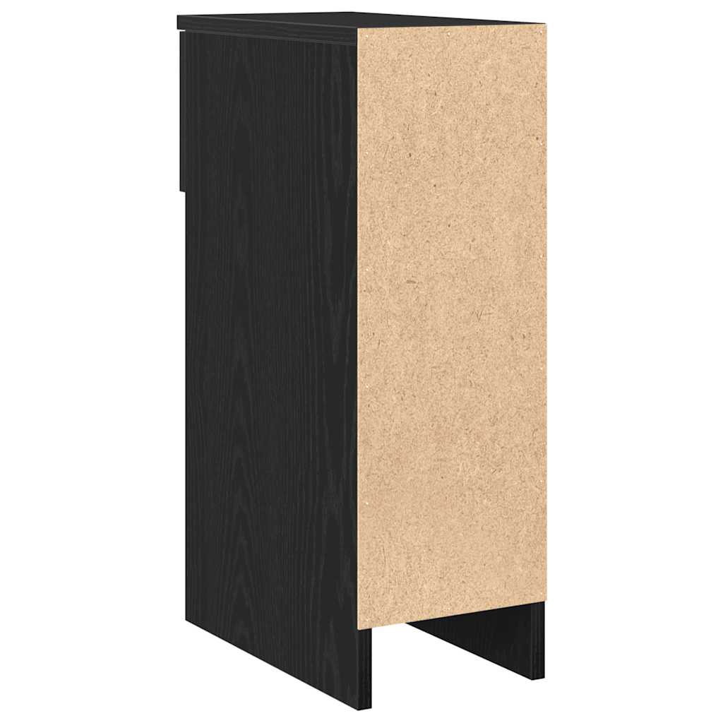 Noptiere cu sertar 2 buc stejar negru 20x36x60 cm GartenMobel Dekor