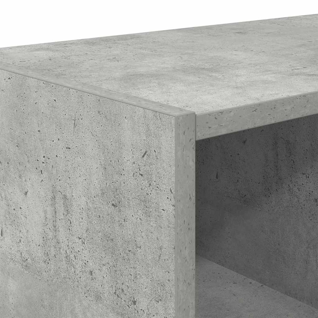Rafturi de pantofi 2 buc stivuibile beton gri 89,5x30x40 cm GartenMobel Dekor