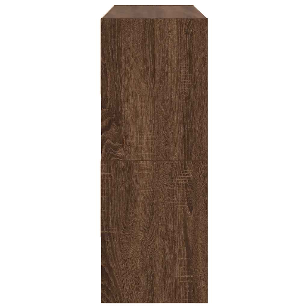 Rafturi pantofi 2 buc Stejar maro stivuibil 89,5x30x40 cm GartenMobel Dekor