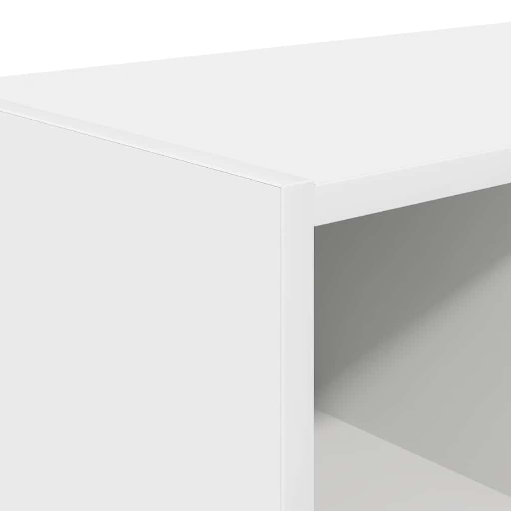 Rafturi pantofi 2 buc stivuibile alb 89,5x30x40 cm GartenMobel Dekor