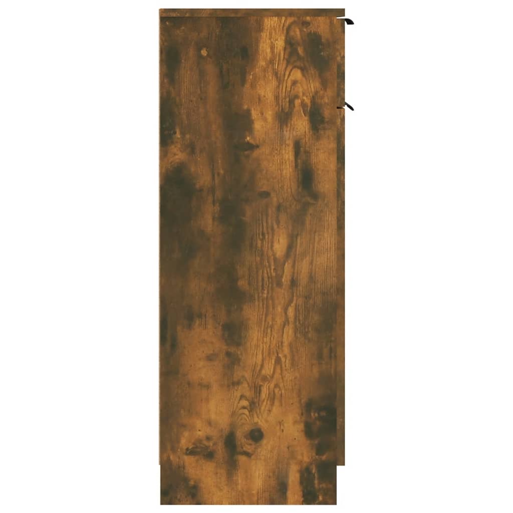 Dulap de baie, stejar fumuriu, 32x34x90 cm, lemn prelucrat GartenMobel Dekor