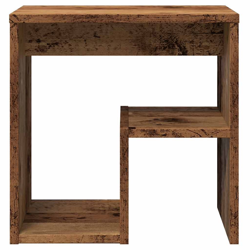 Noptiere, 2 buc, lemn învechit, 40x30x40 cm, lemn prelucrat GartenMobel Dekor