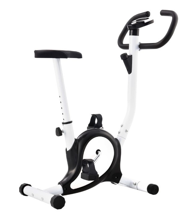 Bicicleta fitness, scaun reglabil pe inaltime, monitor lcd, timp, viteza, distanta, calorii, ghidon ergonomic, maxim 100 kg MultiMark GlobalProd