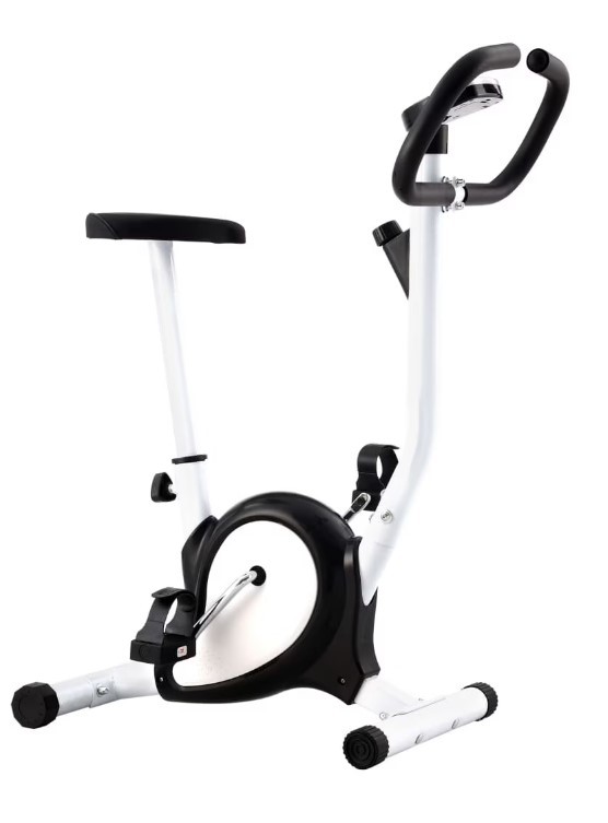 Bicicleta fitness, scaun reglabil pe inaltime, monitor lcd, timp, viteza, distanta, calorii, ghidon ergonomic, maxim 100 kg MultiMark GlobalProd