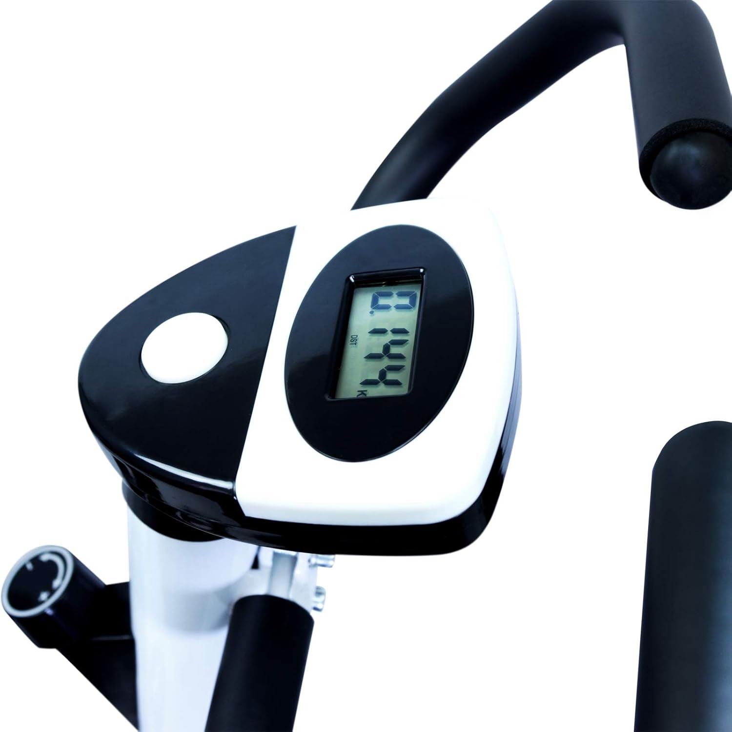 Bicicleta fitness, scaun reglabil pe inaltime, monitor lcd, timp, viteza, distanta, calorii, ghidon ergonomic, maxim 100 kg MultiMark GlobalProd