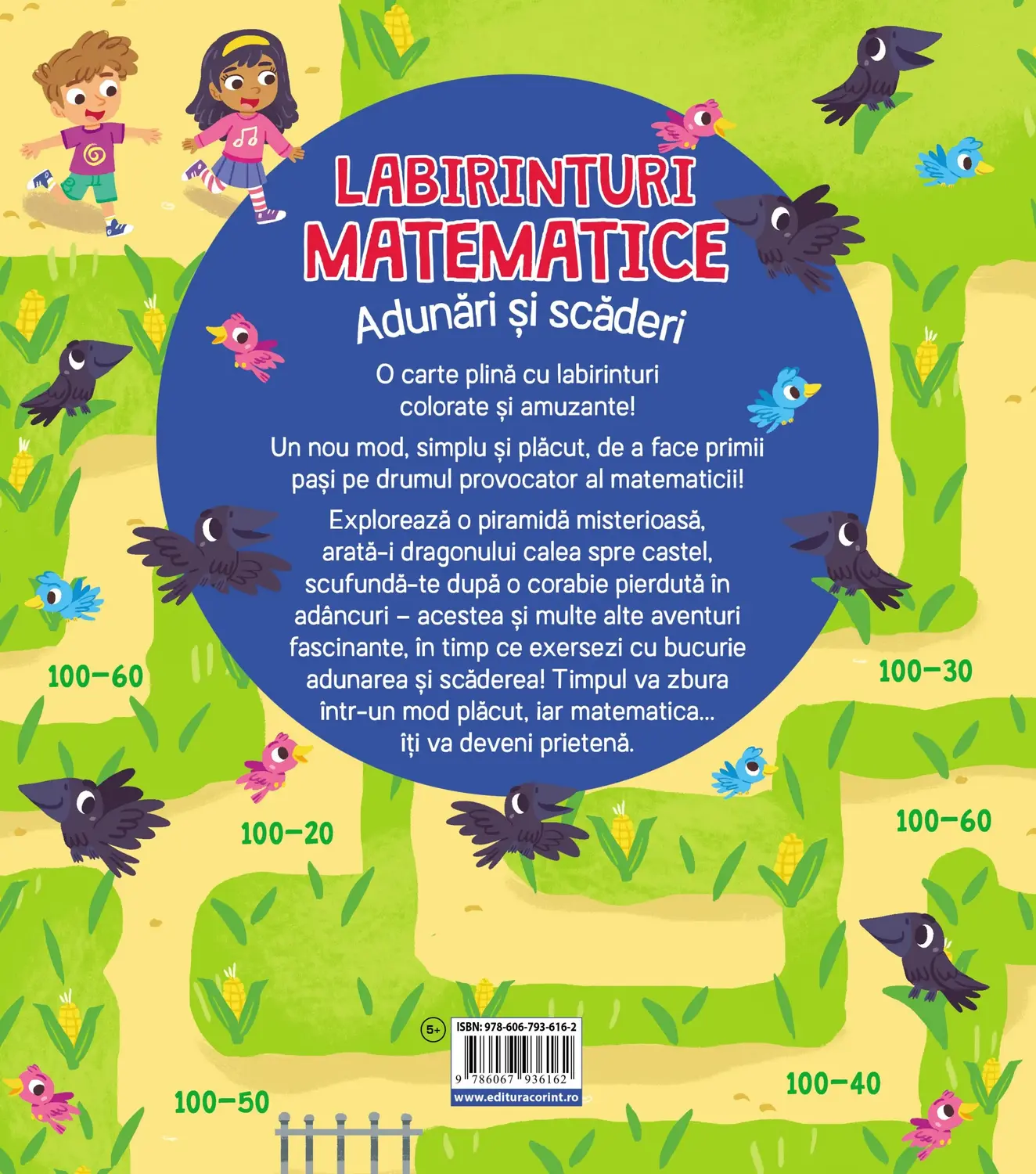 Labirinturi matematice - Adunari si scaderi PlayLearn Toys