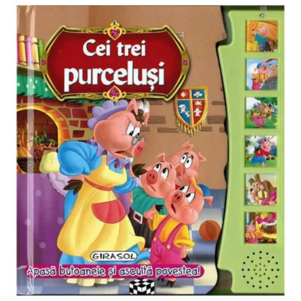 Citeste si asculta - Cei trei purcelusi PlayLearn Toys