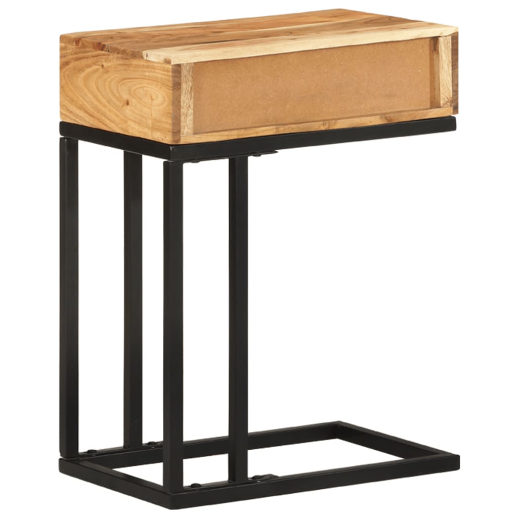 Masă laterală formă U, 45 x 30 x 61 cm, lemn masiv de acacia GartenMobel Dekor