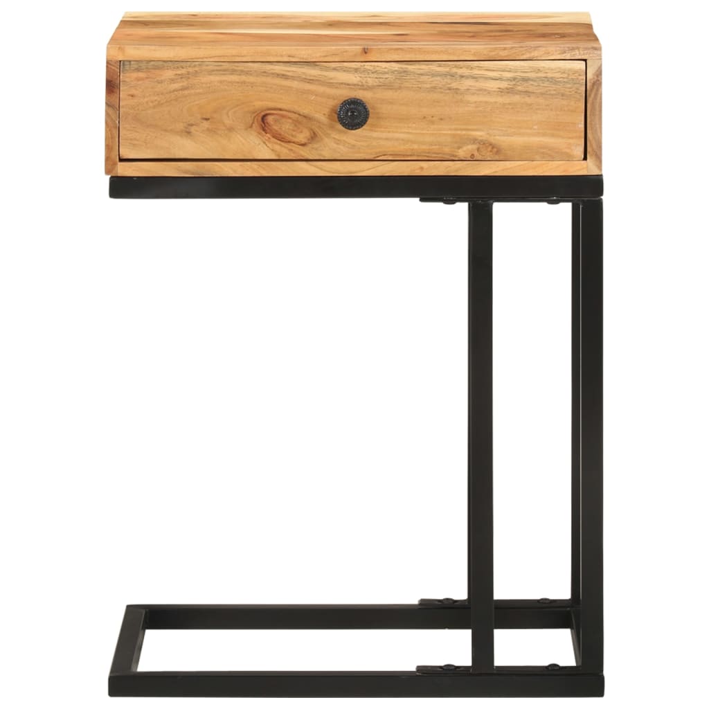 Masă laterală formă U, 45 x 30 x 61 cm, lemn masiv de acacia GartenMobel Dekor