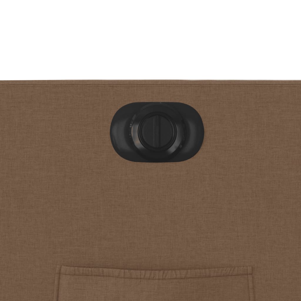 Fotoliu rabatabil electric, maro, material textil GartenMobel Dekor