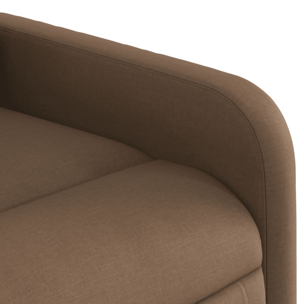 Fotoliu rabatabil electric, maro, material textil GartenMobel Dekor