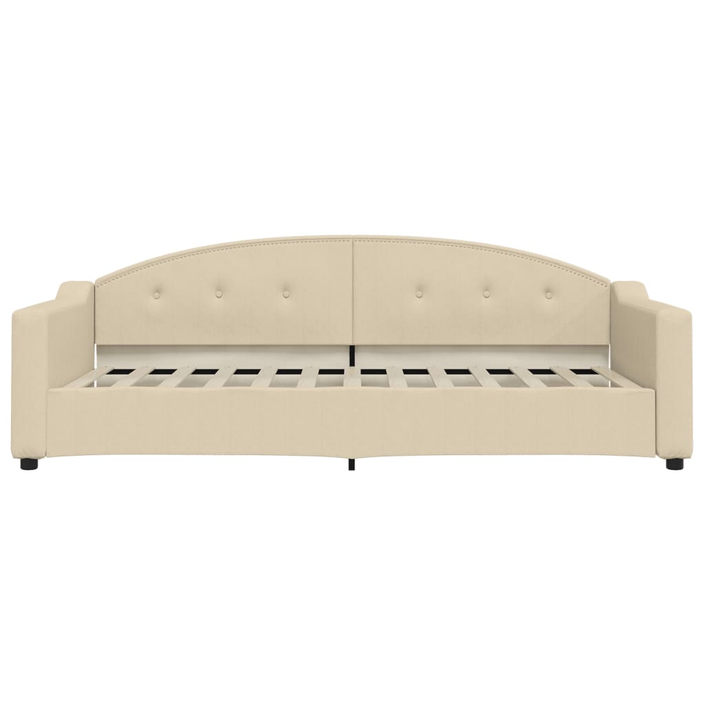 Pat de zi, crem, 90x200 cm, material textil GartenMobel Dekor