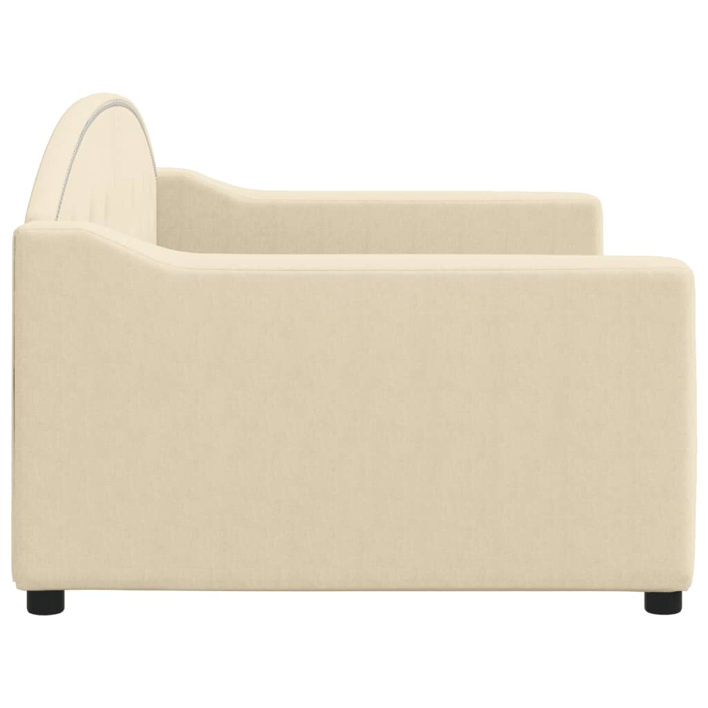 Pat de zi, crem, 90x200 cm, material textil GartenMobel Dekor