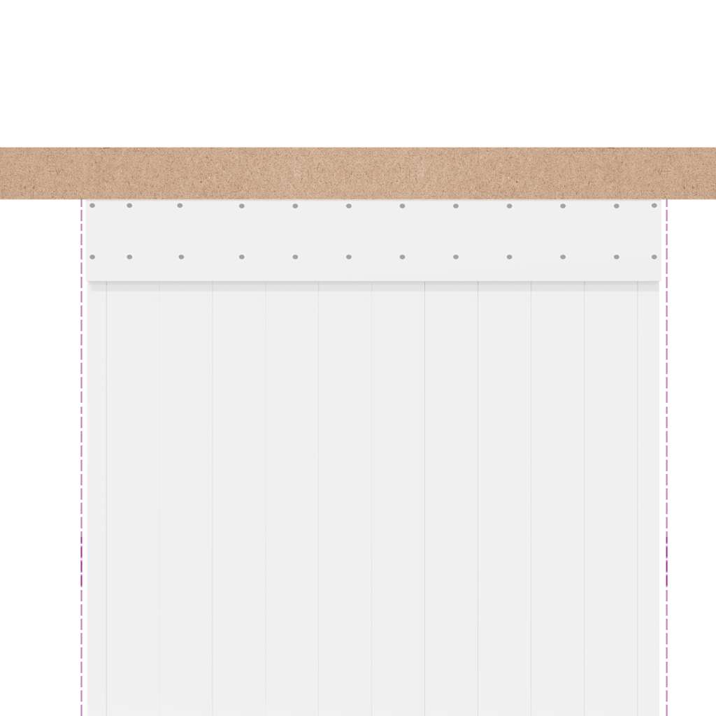 Set de feronerie pentru uși glisante 183 cm din aliaj aluminiu GartenMobel Dekor